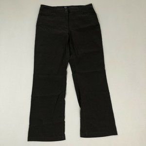 Reitmans Women's Gray Bootcut Pants Dark Wash Petite Fit Size 12/P